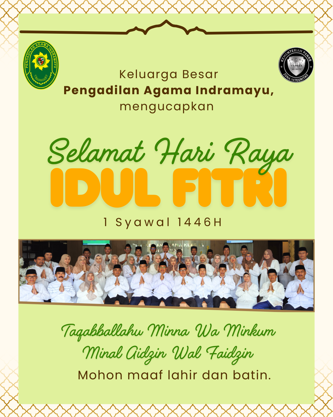 SELAMAT HARI RAYA IDUL FITRI 1446H